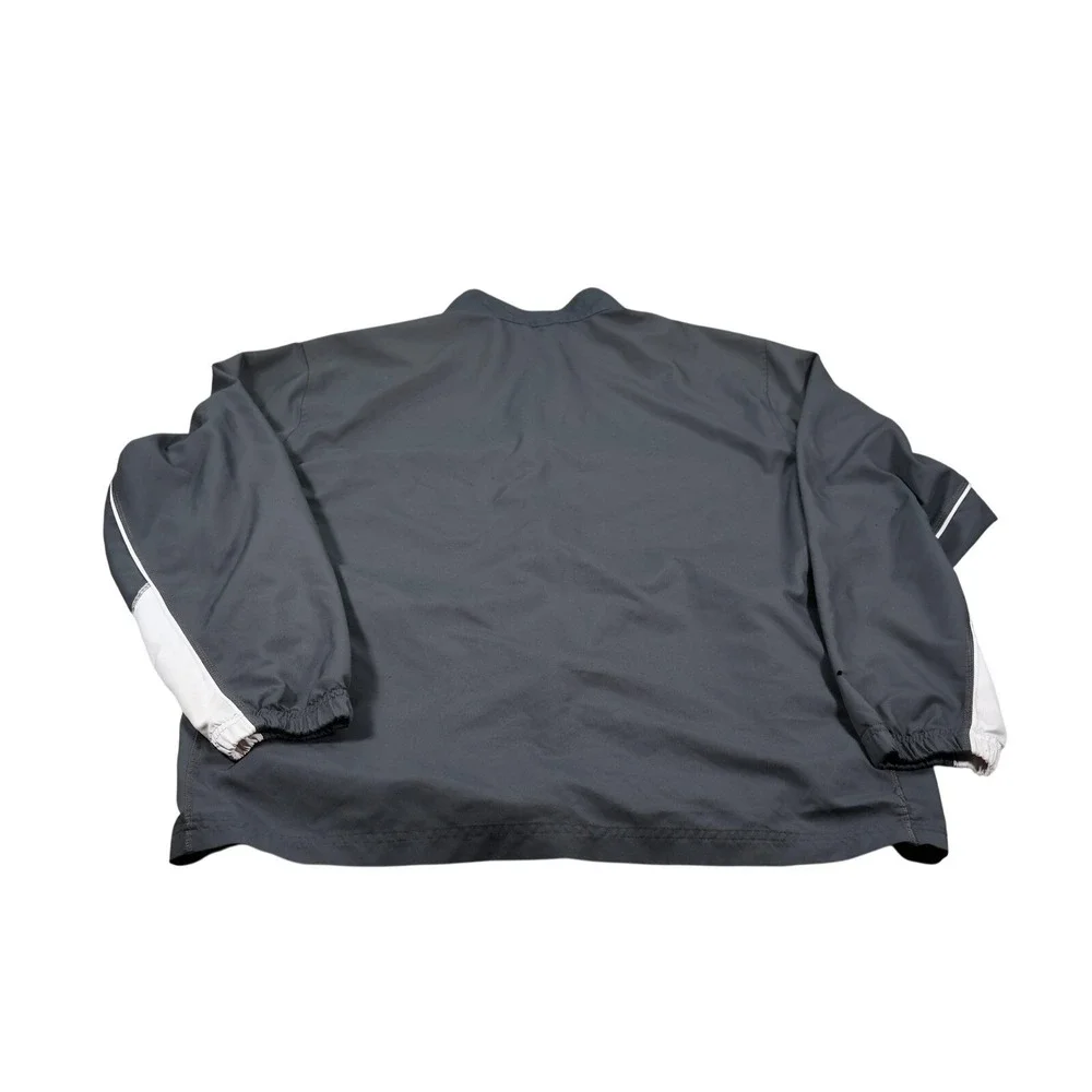 Nike Dri-FIT Jacket Mens 2XL Gray‎ Track Full Zip Lightweight Athletic Running